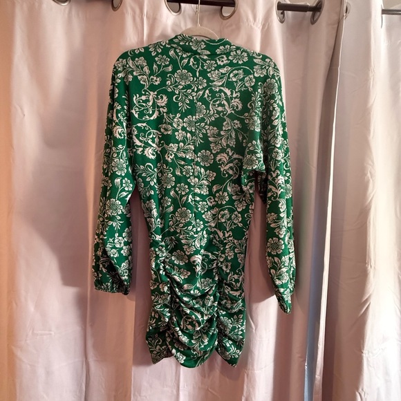Zara Green Floral Dress - Picture 4 of 5